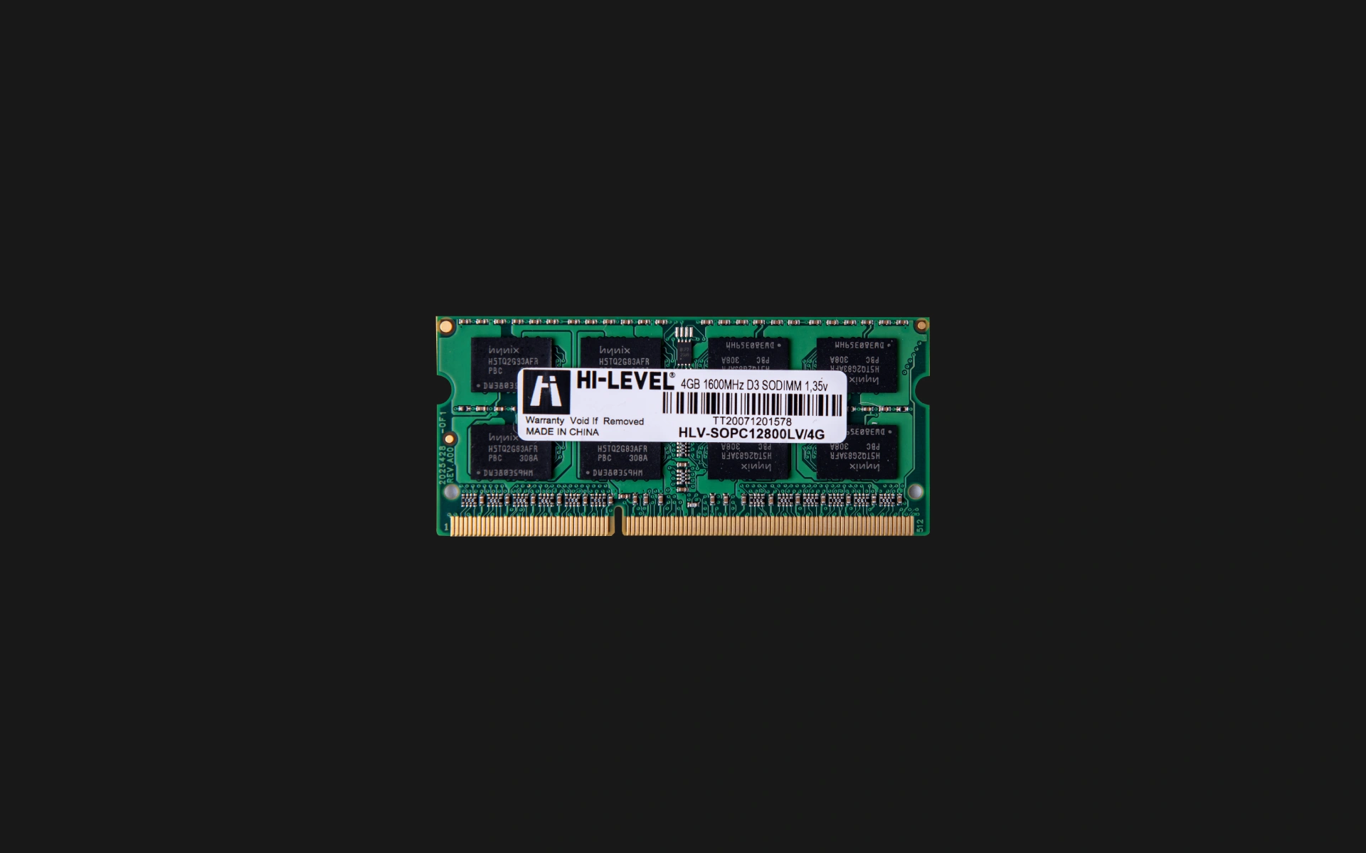SODIMM DDR3 1600MHz 4GB