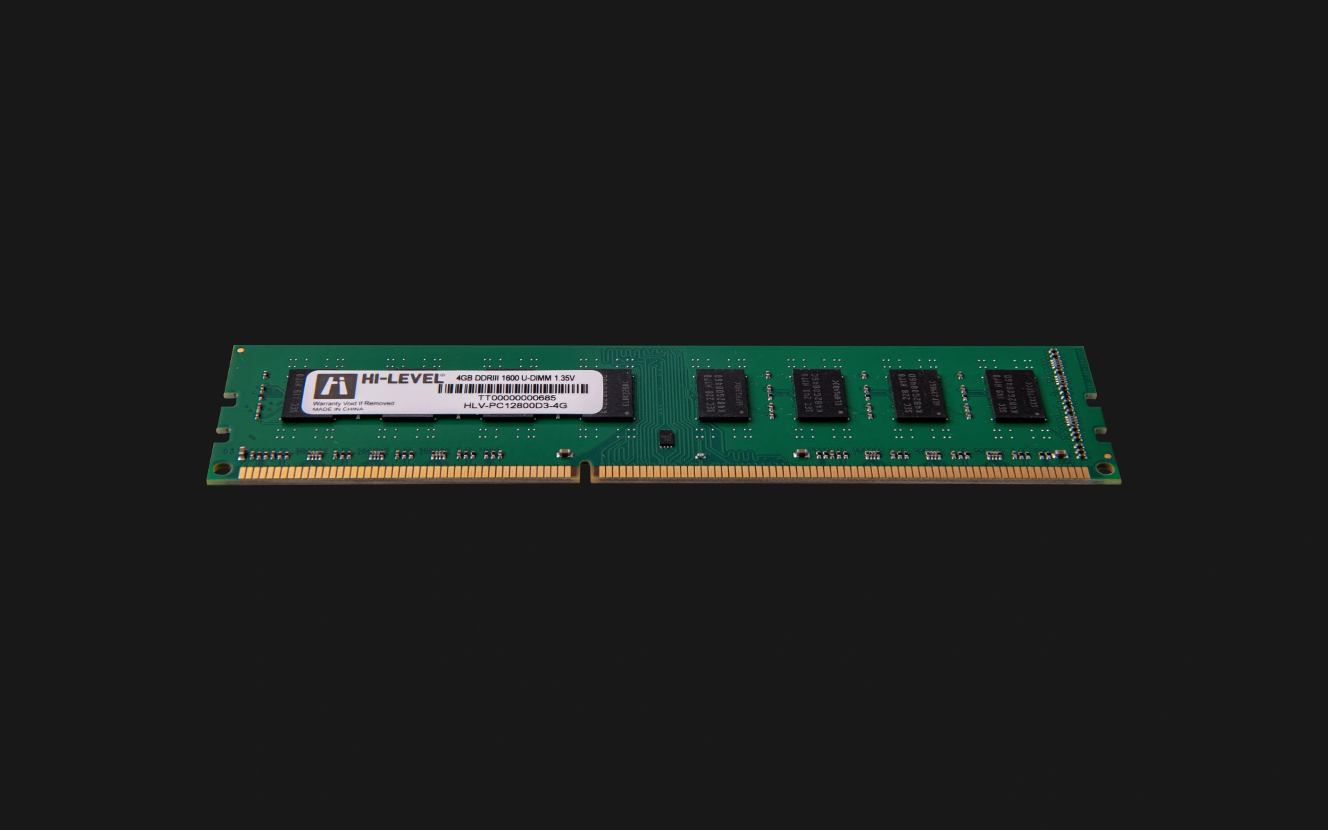 UDIMM DDR3 1600MHz 4GB