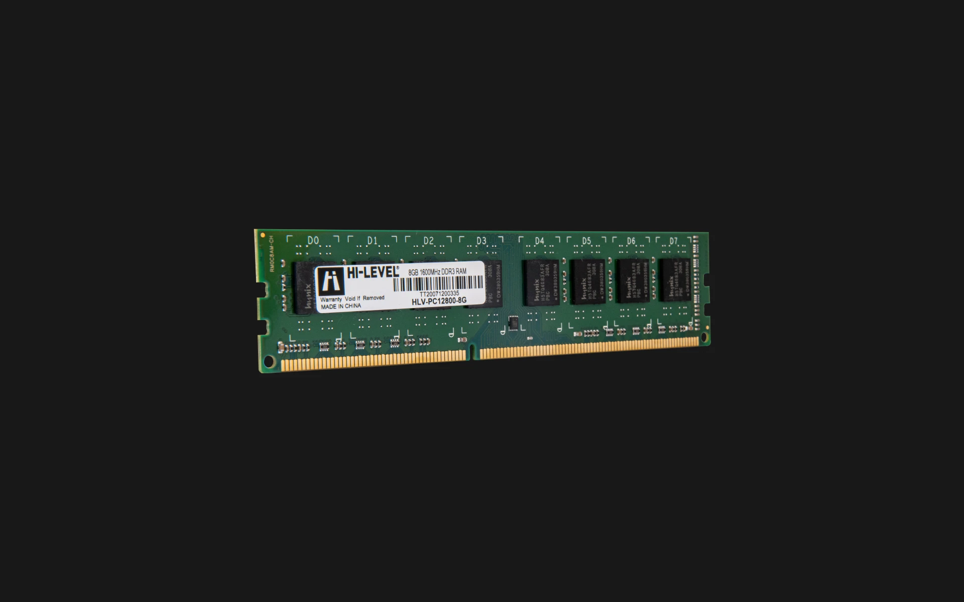 UDIMM DDR3 1600MHz 8GB